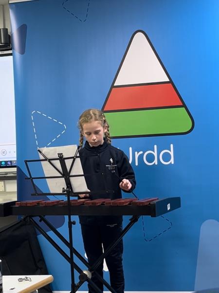 Georgia G triumphs at the Cardiff and the Vale Region Instrumental Eisteddfod